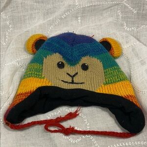 Kyber outwear rainbow monkey wool hat fully lined made in Bangladesh